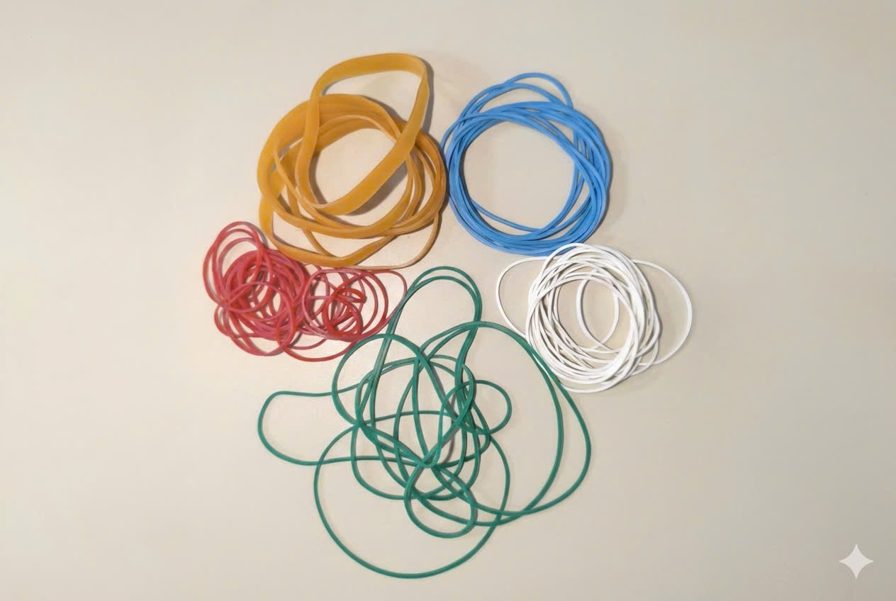 ゴムバンドのサイズ